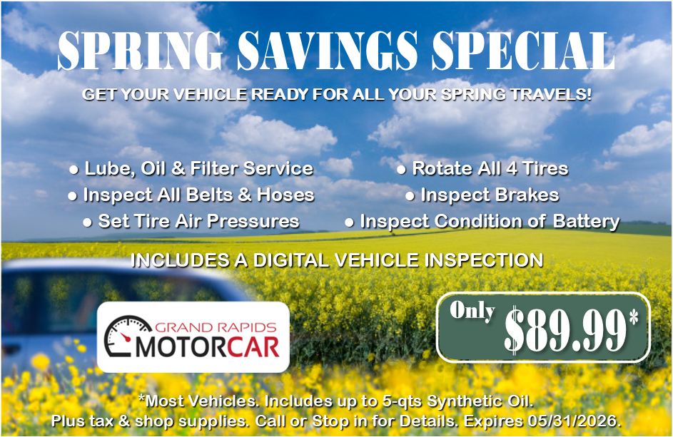 Oil Change Special | Grand Rapids Motorcar